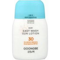 Goongbe, Kūdikiams skirtas lengvai nuplaunamas apsauginis losjonas nuo saulės, SPF 30, 60 g