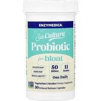 Enzymedica, „SubCulture™“ probiotikas nuo pilvo pūtimo, 50 milijardų, 30 pailginto atpalaidavimo kapsulių