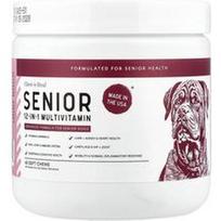 Chew + Heal, Senjorams skirtas 12 viename multivitaminų kompleksas šunims, 60 minkštų kramtomųjų tablečių, 240 g
