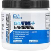 EVLution Nutrition, Kreatinas + L-argininas, be skonio, 200 g (7,05 uncijos)