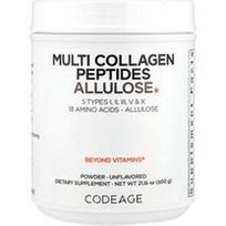 Codeage, Daugiafunkciniai kolageno peptidai su aliuze, be skonio, 600 g (21,16 uncijos)