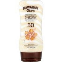 Hawaiian Tropic, Nesvarus drėkinamasis apsauginis losjonas nuo saulės, SPF 50, 177 ml