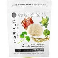 Barker Wellness Co, Grybų adaptogeniniai guminukai, pasiflorų ir arbūzų punšas, 60 guminukų