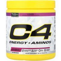 C4 / Cellucor, C4® Energy + Aminos, vynuogių skonio, 246 g