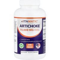 Vitamatic, Artišokas, 240 daržovių kapsulių (5000 mg vienoje kapsulėje)