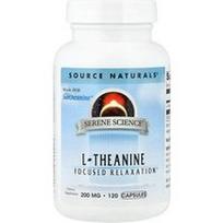 Source Naturals, L-teaninas, 200 mg, 120 kapsulių