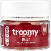 Troomy Nootropics, Daily, Functional Mushrooms Gummies, Strawberry Mango, 60 Gummies, 9.52 oz (270 g)