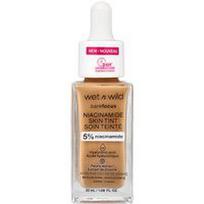 wet n wild, „Barefocus“, niacinamido odos atspalvis, 1116321, gintaro smėlio spalvos, 32 ml