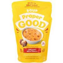 Proper Good, Paruošta šildyti ir valgyti, kreminė mėsos kukulių sriuba, 340 g