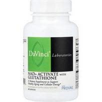 DaVinci Laboratories, NAD + aktyvatorius su glutationu, 60 kapsulių