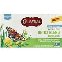 Celestial Seasonings, Detoksikuojantis mišinys, kiaulpienės, be kofeino, 16 arbatos pakelių, 27 g