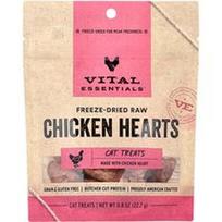 Vital Essentials, Liofilizuoti žali kačių skanėstai, vištienos širdelės, 22,7 g