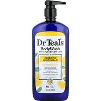 Dr. Teal's, Kūno prausiklis su gryna Epsomo druska, prebiotiniu melisos ekstraktu ir eteriniais aliejais, 710 ml