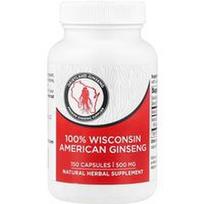 Dairyland Ginseng, 100 % Viskonsino amerikietiško ženšenio, 500 mg, 150 kapsulių