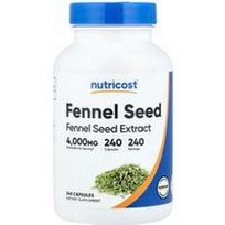 Nutricost, Pankolių sėklos, 240 kapsulių (200 mg vienoje kapsulėje)
