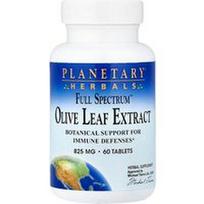 Planetary Herbals, „Full Spectrum™“, alyvuogių lapų ekstraktas, 825 mg, 60 tablečių