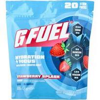 G FUEL, Hidratacija + susikaupimas, elektrolitų gėrimų mišinys su Cognizin®, braškių skonio, 20 pakelių po 6 g (0,21 uncijos)