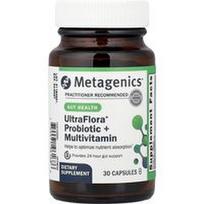 Metagenics, „UltraFlora®“, probiotikas + multivitaminai, 30 kapsulių
