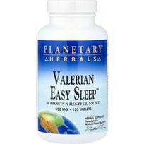 Planetary Herbals, Valerian Easy Sleep™, 120 tablečių