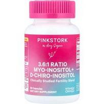 Pink Stork, 3,6:1 santykis mioinozitolis ir D-chiroinozitolis, 60 kapsulių