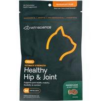 VetriScience, GlycoFlex® Plus, sveikiems klubams ir sąnariams, visoms katėms, su vištiena, 30 minkštų kramtukų, 60 g