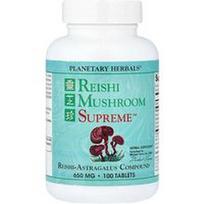 Planetary Herbals, Reishi Mushroom Supreme™, 100 tablečių