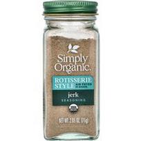 Simply Organic, Prieskoniai ant iešmo, Jerk, 75 g