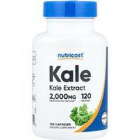 Nutricost, Kopūstai, 2000 mg, 120 kapsulių