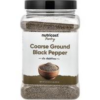 Nutricost, Sandėliukas, stambiai malti juodieji pipirai, 590 g