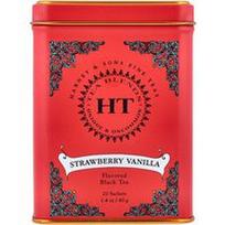 Harney & Sons, Juodoji arbata, braškių ir vanilės skonio, 20 pakelių, 40 g