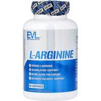 EVLution Nutrition, L-argininas, 1 g, 90 tablečių