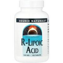 Source Naturals, R-lipoinė rūgštis, 100 mg, 120 tablečių