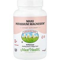 Maxi Health, Maxi Potassium Magnesium™, 90 maksikapsulių