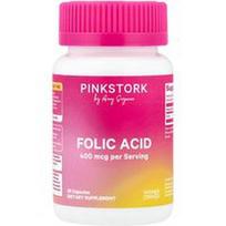 Pink Stork, Folio rūgštis, 400 mcg, 30 kapsulių