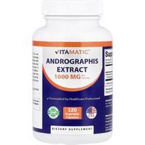 Vitamatic, Andrographis ekstraktas, 120 augalinių kapsulių (500 mg vienoje kapsulėje)