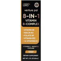 Venture Pal, 8 viename vitaminų B kompleksas, citrinų skonio, 60 ml