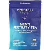 Pink Stork, Vyrų vaisingumo arbata, mėtų skonio, 15 pakelių, 37,5 g