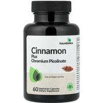 Futurebiotics, Cinamono ir chromo pikolinato, 60 vegetariškų kapsulių