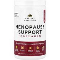 Ancient Nutrition, Menopauzės palaikymas + kolagenas, vanilė, 289,9 g
