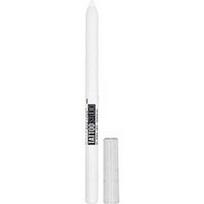 Maybelline, Tatuiruočių studija, akių kontūro pieštukas, drožiamas gelinis pieštukas, atsparus vandeniui, 970 poliruotos baltos spalvos, 1,2 g