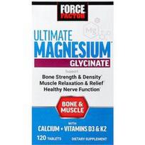 Force Factor, „Ultimate Magnesium®“ glicinatas, 120 tablečių