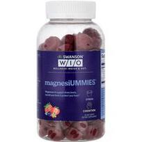 Swanson WIO, „Magnesiummies™“, mišrių uogų skonio, 60 guminukų (100 mg viename guminuke)