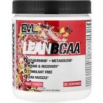EVLution Nutrition, „Lean BCAA®“, vaisių punšas, 246 g