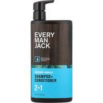 Every Man Jack, 2 viename šampūnas + kondicionierius, kokosas ir vanilė, 473 ml