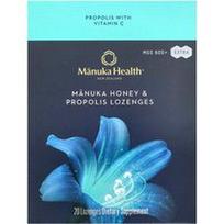 Manuka Health, Manukos medaus ir propolio pastilės, MGO 600+, 20 pastilių
