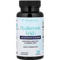 Vitauthority, Hialurono rūgštis+ su vitaminu C ir MSM, 30 kapsulių