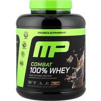 MusclePharm, „Combat®“ 100 % išrūgų baltymų milteliai, šokoladinio pieno skonio, 2,27 kg