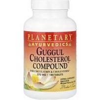 Planetary Herbals, Ajurveda, Guggul cholesterolio junginys™, 180 tablečių