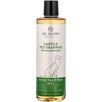 Dr. Jacobs Naturals, Kastilijos naminių gyvūnėlių šampūnas su žaliąja arbata ir mėtomis, 473 ml