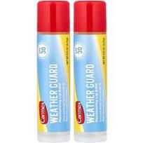 Carmex, „Weather Guard“, drėkinamasis lūpų balzamas, SPF 30, 2 vnt. pakuotėje po 4,25 g (0,15 uncijos)
